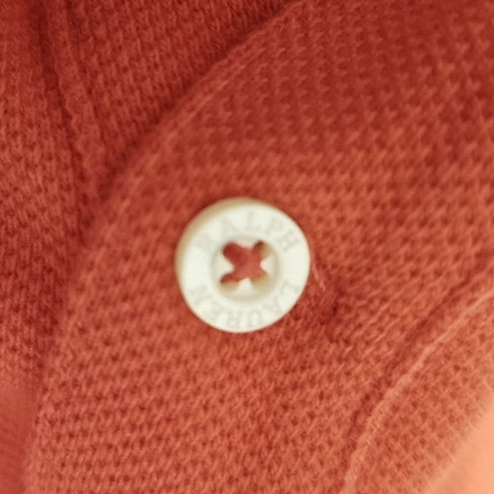 Ralph Lauren Cotton Pique Polo Amalfi Red Sz 3mo Infant
